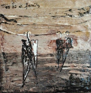 Pittura intitolato "This is a family" da Donatella Marraoni, Opera d'arte originale, Olio