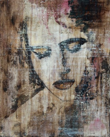 Painting titled "Burnt" by Donatella Marraoni, Original Artwork, Oil
