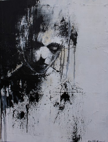 Картина под названием "Pain II" - Donatella Marraoni, Подлинное произведение искусства, Акрил