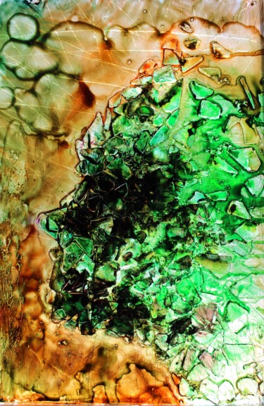 Pittura intitolato "Evergreen" da Donatella Marraoni, Opera d'arte originale, Altro