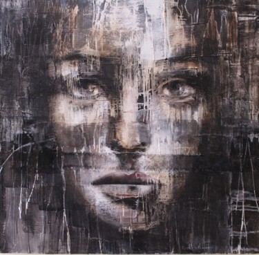 Malarstwo zatytułowany „Rain” autorstwa Donatella Marraoni, Oryginalna praca, Olej