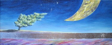 Картина под названием ""Atmosfera silenzio…" - Donato Larotonda, Подлинное произведение искусства, Акрил Установлен на Дерев…