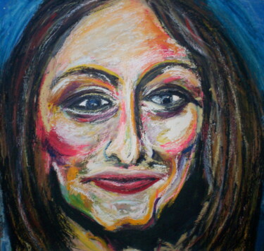 Рисунок под названием ""Jodie Foster"" - Don David Young (dondavid), Подлинное произведение искусства, Масло