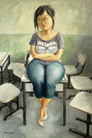 Painting titled "20120510" by Dong Kui, Original Artwork, Oil