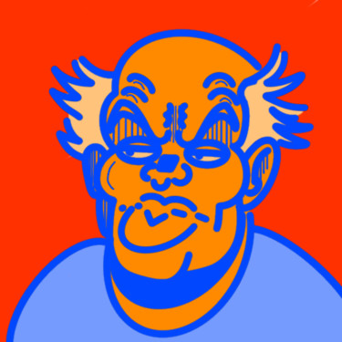 James Digitale Künste mit dem Titel "James" von Genkigenki21, Original-Kunstwerk, Digitale Malerei