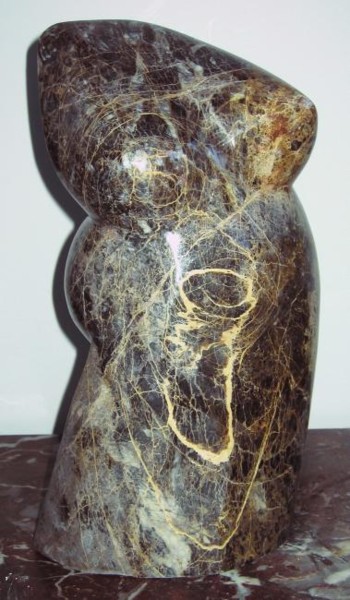 Sculpture intitulée "Pictonne" par Bertrand Donnot, Œuvre d'art originale, Pierre
