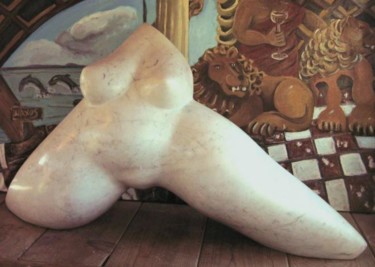 Sculpture intitulée "grand écart" par Bertrand Donnot, Œuvre d'art originale
