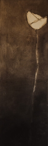 Malarstwo zatytułowany „Out of the ashes” autorstwa Donovan, Oryginalna praca, Olej Zamontowany na Drewniana rama noszy