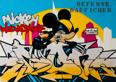 Schilderij getiteld "Real G's Move in si…" door Don, Origineel Kunstwerk, Graffiti