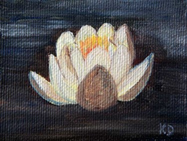 Painting titled "lotus" by Dookar Dickyi, Original Artwork