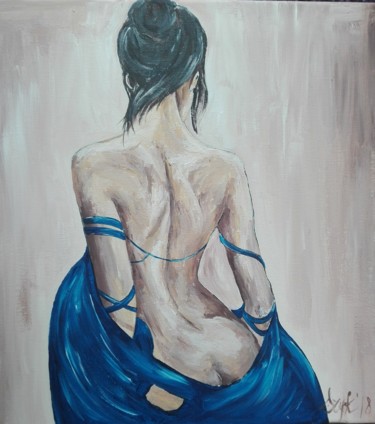 Painting titled "Sensuality" by Dorota Komborska Szewczyk, Original Artwork, Acrylic