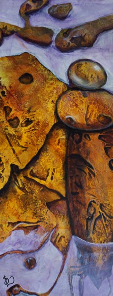 Картина под названием "Genesis" - Dora Stork, Подлинное произведение искусства, Акрил