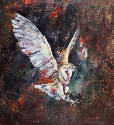 Картина под названием "Arrival" - Dora Stork, Подлинное произведение искусства, Воск