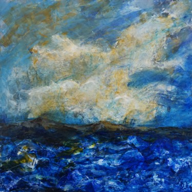 Painting titled "Before Storm" by Dora Stork, Original Artwork, Acrylic