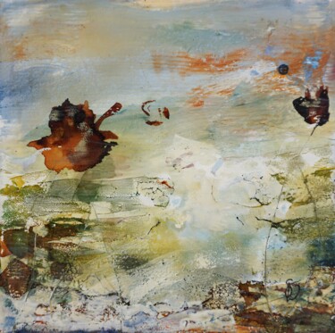 Peinture intitulée "Elation II." par Dora Stork, Œuvre d'art originale, Cire
