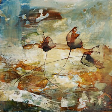 Painting titled "Elation VII." by Dora Stork, Original Artwork, Encaustic