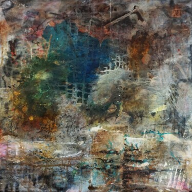 Malerei mit dem Titel "Fragments" von Dora Stork, Original-Kunstwerk, Acryl