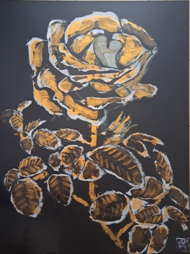 Ζωγραφική με τίτλο "Rosilience.......Re…" από Mélanie Cavalec, Αυθεντικά έργα τέχνης, Ακρυλικό Τοποθετήθηκε στο Ξύλινο φορεί…
