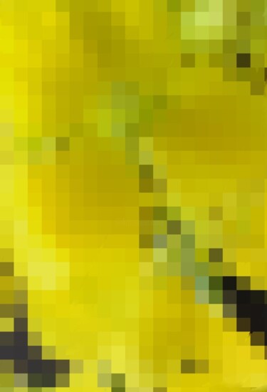Grafika cyfrowa / sztuka generowana cyfrowo zatytułowany „Projection du jaune” autorstwa Mélanie Cavalec, Oryginalna praca,…