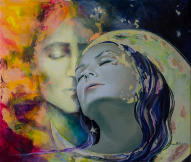 Painting titled "Another King of Rha…" by Dorina Costras, Original Artwork, Acrylic