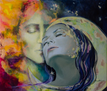 Peinture intitulée "Another King of Rha…" par Dorina Costras, Œuvre d'art originale, Acrylique