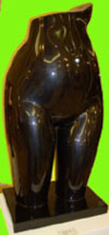 Sculpture titled "Femme-resine bronze" by Doris, Original Artwork