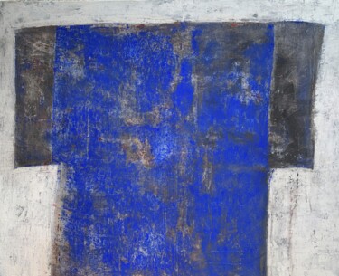Pittura intitolato "Tenno" da Doris Bocka, Opera d'arte originale, pigmenti Montato su Telaio per barella in legno
