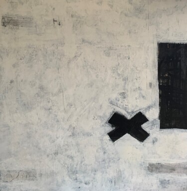 Картина под названием "Seelenspiegel" - Doris Bocka, Подлинное произведение искусства, Пигменты Установлен на Деревянная рам…