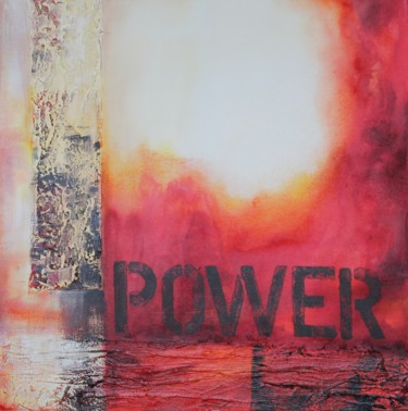Malerei mit dem Titel "Power" von Doris Perren, Original-Kunstwerk, Acryl