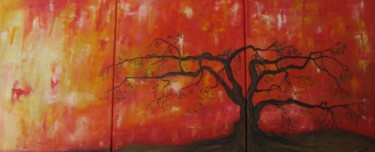 Painting titled "The Tree" by Doris Cohen, Original Artwork