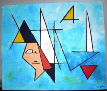 Peinture intitulée "Rêves en mer" par Madorssane, Œuvre d'art originale