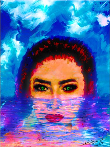 Arte digitale intitolato "En immersion" da Doron B, Opera d'arte originale, Pittura digitale