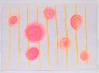 Dessin intitulée "blossom" par Dorothea Breit, Œuvre d'art originale, Pastel