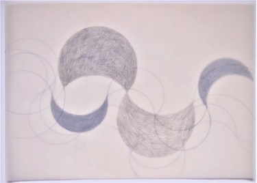 Desenho intitulada "o.T. (moonsick many…" por Dorothea Breit, Obras de arte originais, Lápis