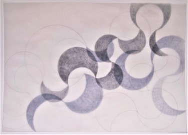 Desenho intitulada "o.T. (moony many-la…" por Dorothea Breit, Obras de arte originais, Lápis