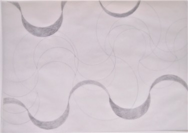 Desenho intitulada "o.T. (selected wave…" por Dorothea Breit, Obras de arte originais, Lápis