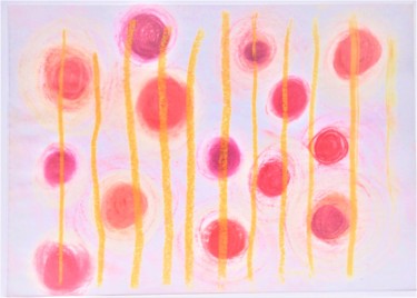 Dessin intitulée "blossom III" par Dorothea Breit, Œuvre d'art originale, Pastel