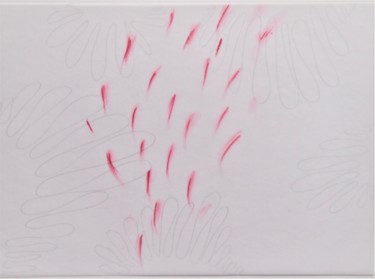Desenho intitulada "blooming (many-laye…" por Dorothea Breit, Obras de arte originais, Pastel