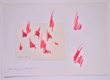 Dibujo titulada "soundings/notificat…" por Dorothea Breit, Obra de arte original, Pastel