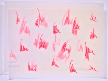 Dessin intitulée "notifications left…" par Dorothea Breit, Œuvre d'art originale, Pastel