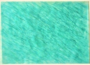 Рисунок под названием "flaming green" - Dorothea Breit, Подлинное произведение искусства, лак