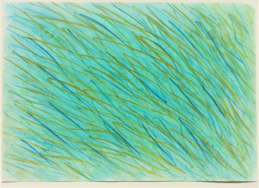 Drawing titled "seagrass meadow" by Dorothea Breit, Original Artwork, Pastel
