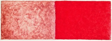 Schilderij getiteld "Crimson & Clover" door Dorothea Breit, Origineel Kunstwerk, Lak