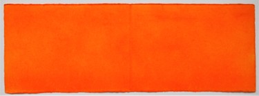 Pittura intitolato "bright orange" da Dorothea Breit, Opera d'arte originale, Pastello