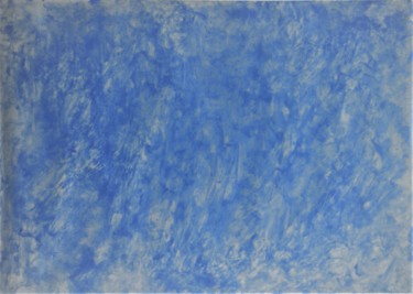 Painting titled "dazzling blue" by Dorothea Breit, Original Artwork, Lacquer