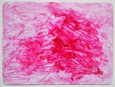 Painting titled "from heart" by Dorothea Breit, Original Artwork, Lacquer