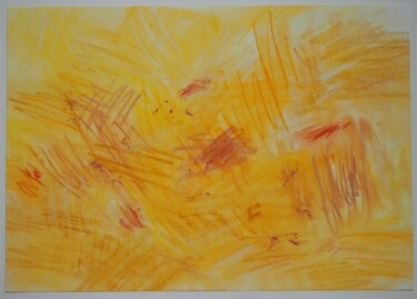 Zeichnungen mit dem Titel "Lichtfingerspiel 3" von Dorothea Breit, Original-Kunstwerk, Pastell