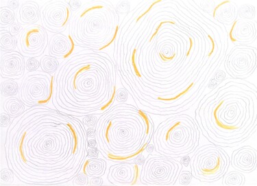 Σχέδιο με τίτλο "o.T. (blooming stru…" από Dorothea Breit, Αυθεντικά έργα τέχνης, Παστέλ