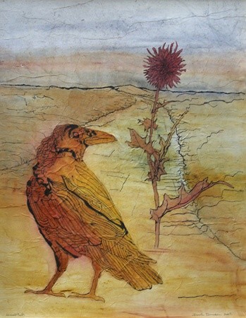 Malerei mit dem Titel "Smalltalk" von Dorte Bundesen, Original-Kunstwerk, Öl