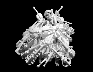 Photographie intitulée "the bone yard" par Douglas Okerlund, Œuvre d'art originale, Photographie numérique